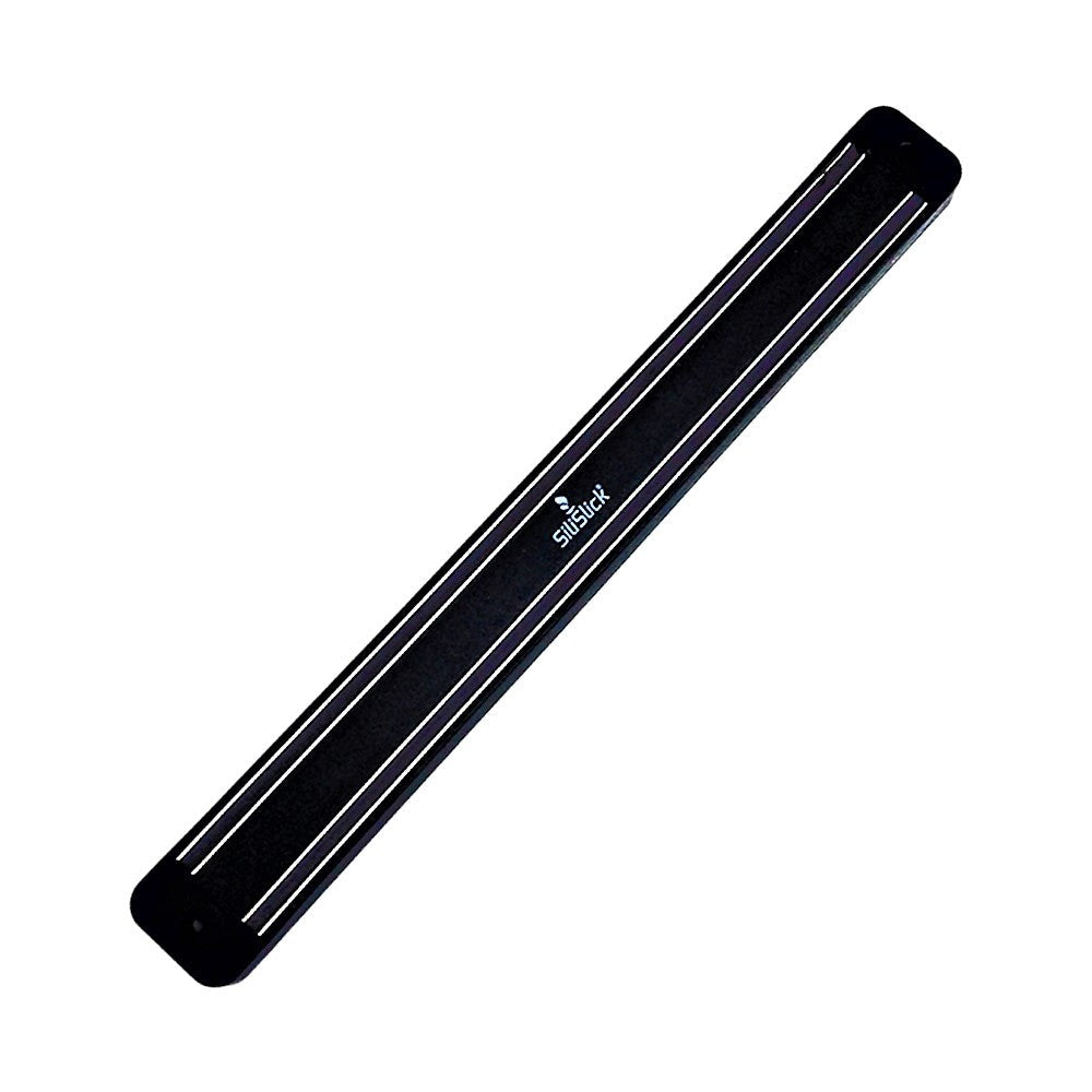 Kitchen Knife Set Kit | Blue Handle & Black Magnetic Rack